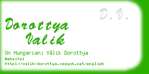 dorottya valik business card